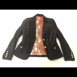 Old Navy Women’s Velvet Black Fitted Blazer